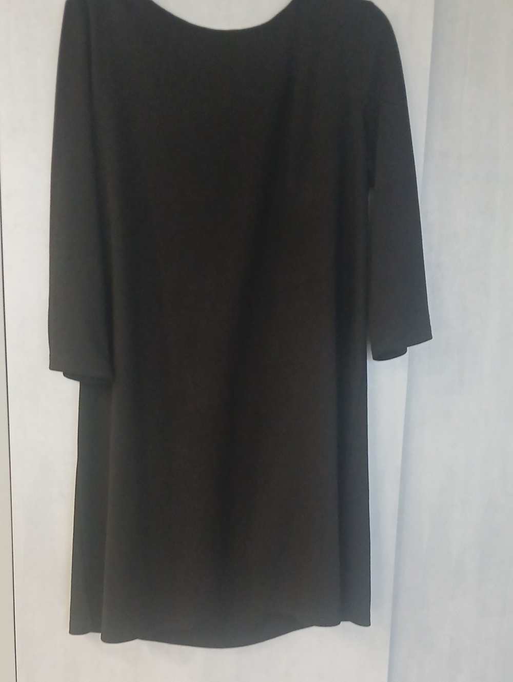 H&M Black Long-Sleeve Shift Dress